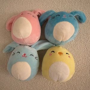Mini Squishmallows! Originally keychains but the keychain parts were removed.